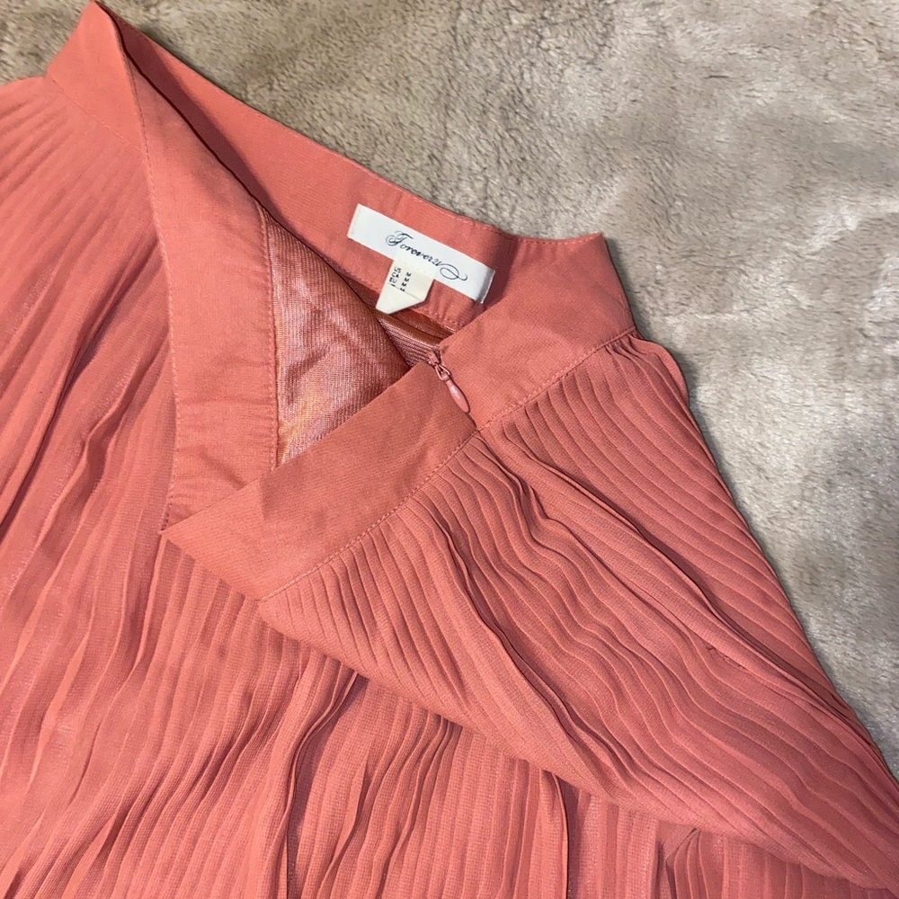 PINK/ CORAL MINI SKIRT